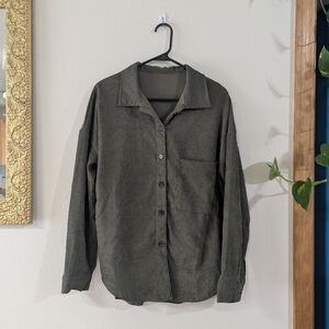 Shein Corduroy Shirt Medium